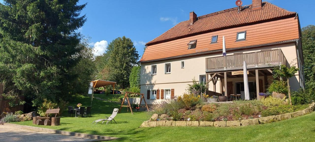 Ferienwohnung Richtermuehle Saupsdorf Eksteriør billede